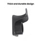 Thick dark-gray J1772 charging connector holder with circular cable port
