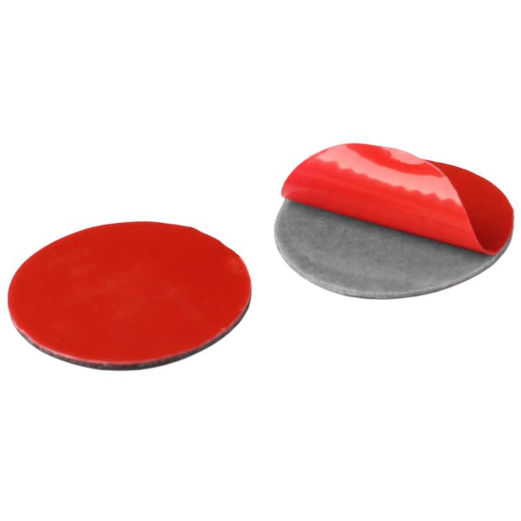 Red circular engine start/stop sticker, START STOP ENGINE checkered text design