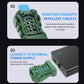 Green USB heated mosquito repellent device with insertable tablet opening