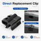 Black replacement securing clip with part number 1472872-00-C