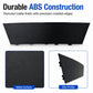 Matte black ABS rear bumper cover with textured finish and slim profile