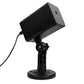 Black rectangular laser projector with adjustable stand and round mounting base