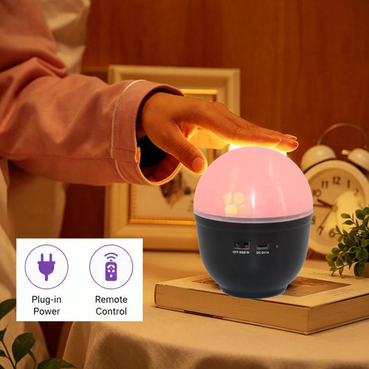 EMS-28 LED Eye-Caring Night Light For Office & Study, Stage Ambience Projection Lamp, Rechargeable With Remote Control, Rechargeable No Remote Cotrol, Plug-in With Remote Control
