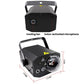 Black LED magic ball light with cooling fan and voice-activated microphone