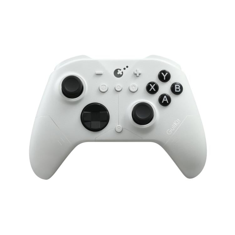 White ES Pro game controller for Switch, with two joysticks and ABXY face buttons.