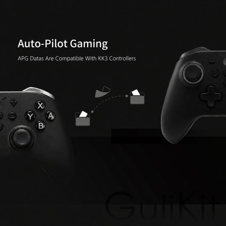 Black game controller with D-pad and face buttons, right analog stick partially shown