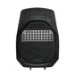 Silicone car floor mat with molded border and grid-texture anti-slip surface