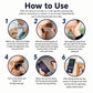 How-to-use guide steps for smart anti-snoring device with smartphone app data