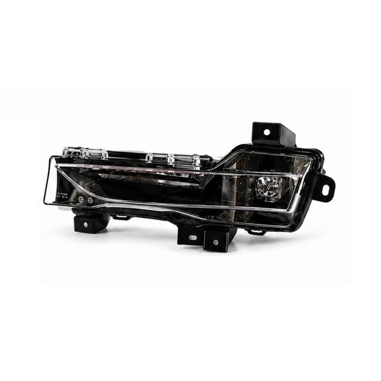 Front fog light assembly with clear lens and black housing for Tesla Model 3/Y