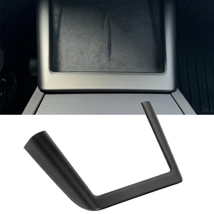 U-shaped wireless charger bezel trim, matte black for center console