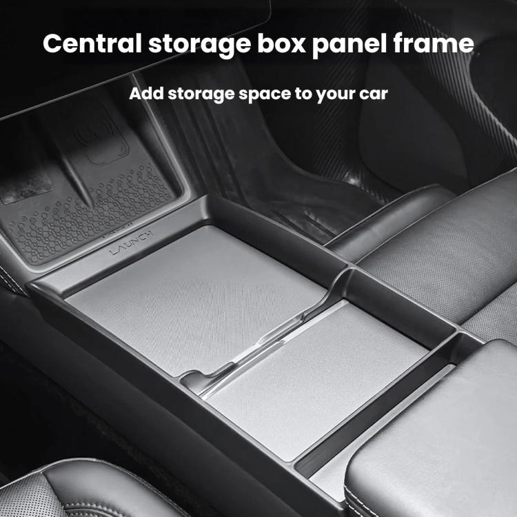 For Tesla Model Y / 3 / YL Center Console Storage Box Panel Frame