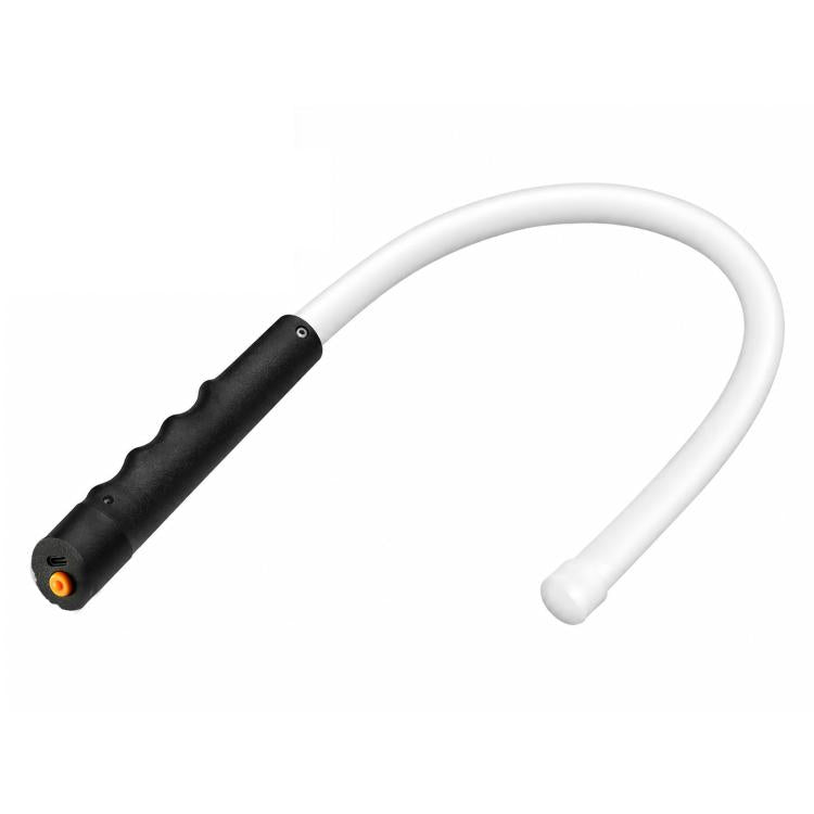 Black LED silicone light tube with flexible neck and charging port