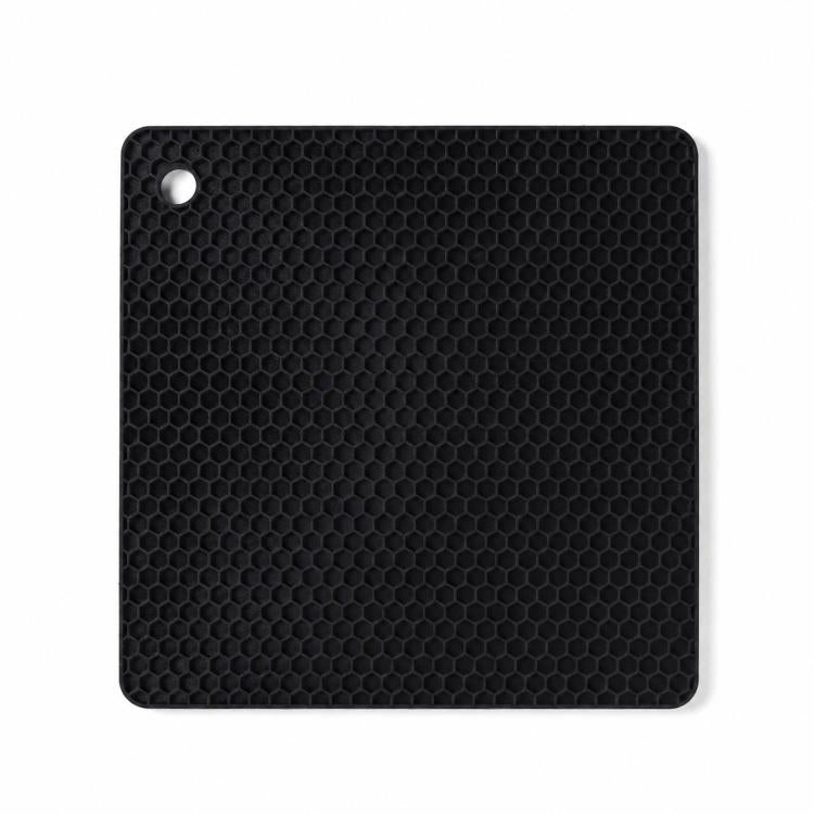 LsCook Silicone Honeycomb Table Mat Insulated Non-Slip Waterproof Coaster, No. 7 Square