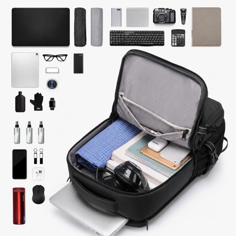 WEIXIRE B929 Men Business Backpack for Short Trips Lightweight Large-Capacity Laptop Bag