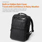WEIXIRE B929 Men Business Backpack for Short Trips Lightweight Large-Capacity Laptop Bag