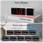 Bluetooth Speaker Digital Alarm Clock with Night Light Large LED Display Clock with Date, Dimmer and Dual Snooze Alarms