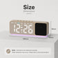 Bluetooth Speaker Digital Alarm Clock with Night Light Large LED Display Clock with Date, Dimmer and Dual Snooze Alarms