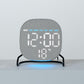 Aesthetic LED Digital Desk Clock Bedside Alarm Clock With Bottom Ambient Light, Countdown Timer, Date And Temperature