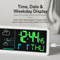 Wireless Weather Station Clock with Outdoor Sensor Digital Wall Clock Barometric Local Weather Forecast Bedside Alarm Clock