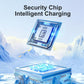 Charging dock cooling stand with internal security chip module for PS5 controllers