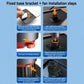 Fixed base bracket installation steps for mounting a car cooling fan