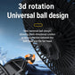 Car cooling fan head with universal ball joint for multi-direction rotation