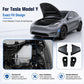 Black front radiator frame small bracket set for vehicle under-hood mounting.