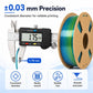 Silk Rainbow PLA Filament 1.75mm 1kg Spool Magic Color Shifting Shiny Gradient 3D Printing Material