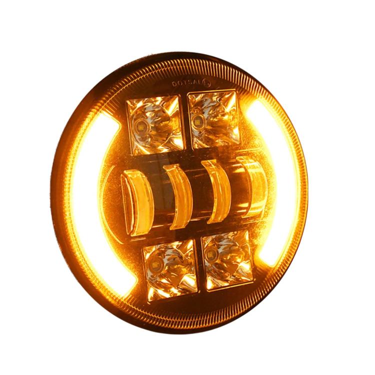 M4 7-Inch Quad Reflector Crescent Headlights For Jeep Wrangler