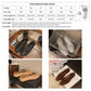 International size chart for jelly flat sandals, EU sizes 35–40 with foot lengths