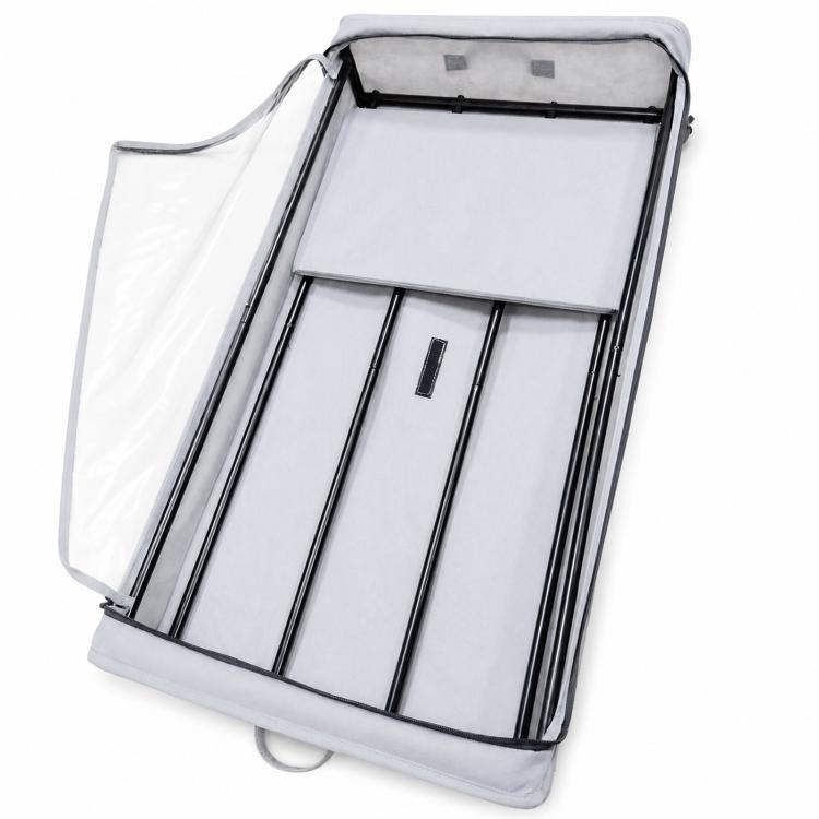 Underbed Storage Containers With Wheels Rolling Under Bed Organizer With Clear Lid