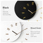 wozoom Living Room Modern Minimalist Wood Silent Decorative Clock