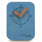 wozoom Silent Desk Clock Small Wooden Table Wall Clock