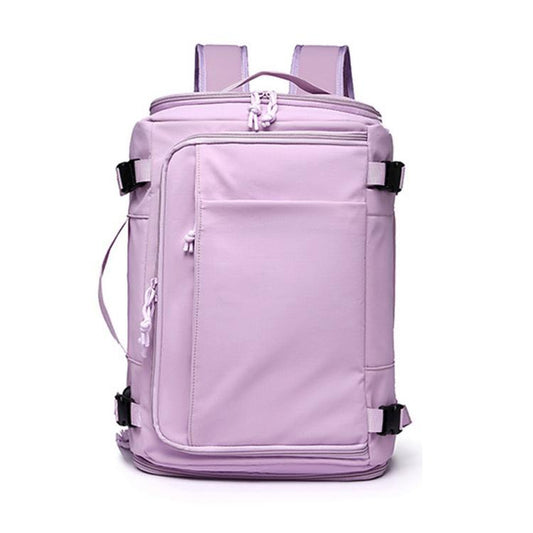 Expandable Travel Backpack Flight Approved 28-38L Carry On Backpack with Shoe Compartment 15.6-inch Laptop Pocket