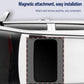 Magnetic sunroof mesh shade shown positioned on roof opening