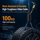 Durable waterproof video cable with gold connectors and heavy-duty strain relief