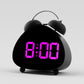 Retro Twin Bell Digital Alarm Clock Super Loud Mechanical Bell-Ringing LED Desk Clock With Backlight
