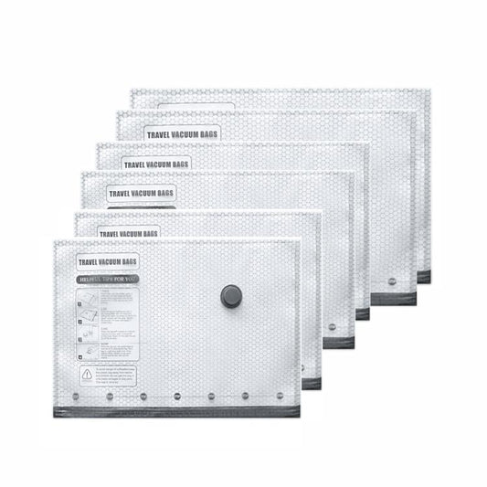 Vacuum Compression Bags For Household Clothes Storage, Without Pump, 6pcs /Set 2S+2M+2L, 9pcs /Set 3S+3M+3L, 12pcs /Set 4S+4M+4L, 15pcs /Set 5S+5M+5L