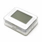 Smart emulator device in clear protective case with dark LCD and button controls