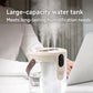 White 1.5L humidifier on a bedside table releasing mist for large-capacity use