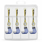 LINNHUE 4pcs /Box Carp Fishing Hooks Hand Tied High Carbon Steel Chinu Hooks With Bait Spring, No. 0.3, No. 0.5, No. 0.8, No. 1.0, No. 2.0, No. 3.0