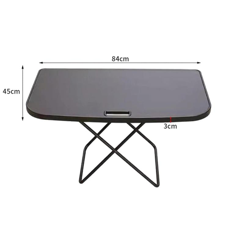 For Tesla Model Y 2021-2025 Trunk Small Table Board Foldable Portable Car Camping Tabletop, Table+2 Chairs