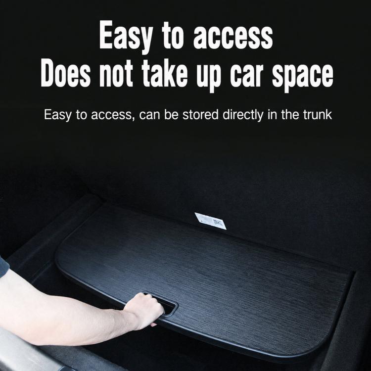 For Tesla Model Y 2021-2025 Trunk Small Table Board Foldable Portable Car Camping Tabletop, Table+2 Chairs