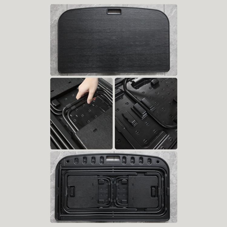 For Tesla Model Y 2021-2025 Trunk Small Table Board Foldable Portable Car Camping Tabletop, Table+2 Chairs