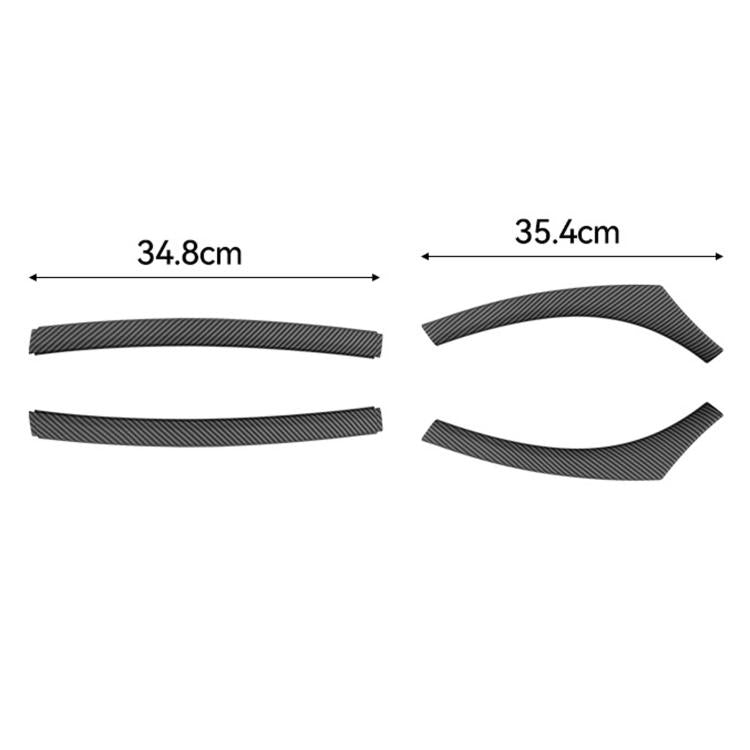 For Tesla Model Y / Y L Car Front Windshield Ambient Light Decorative Trim Strip