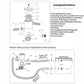 Pool filter pump installation parts diagram showing components and water pipe connections