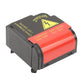 High-voltage headlight igniter module, black body with red label marked 35W/85VAC