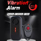 Vehicle vibration anti-theft alarm host with black remote key fob