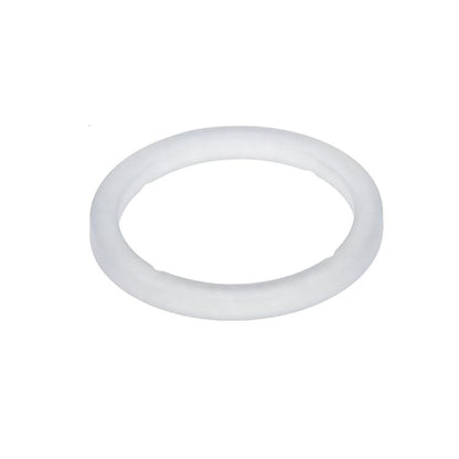 Silicone gasket ring for espresso machine brew head, white oval seal