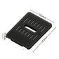 Black drip tray protective cover with labeled dimensions 105mm by 112mm